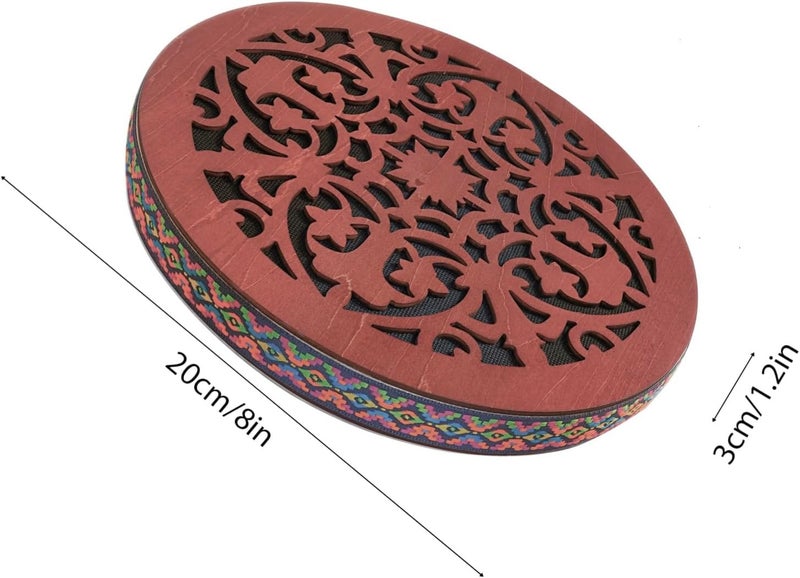 summvox 8INCH Ocean Drum,Water Stream Drum,Rain Disk "Water-Fall",Sound Healing,Onomatopoeic Wooden Drum For Performance Accompaniment - Image 2